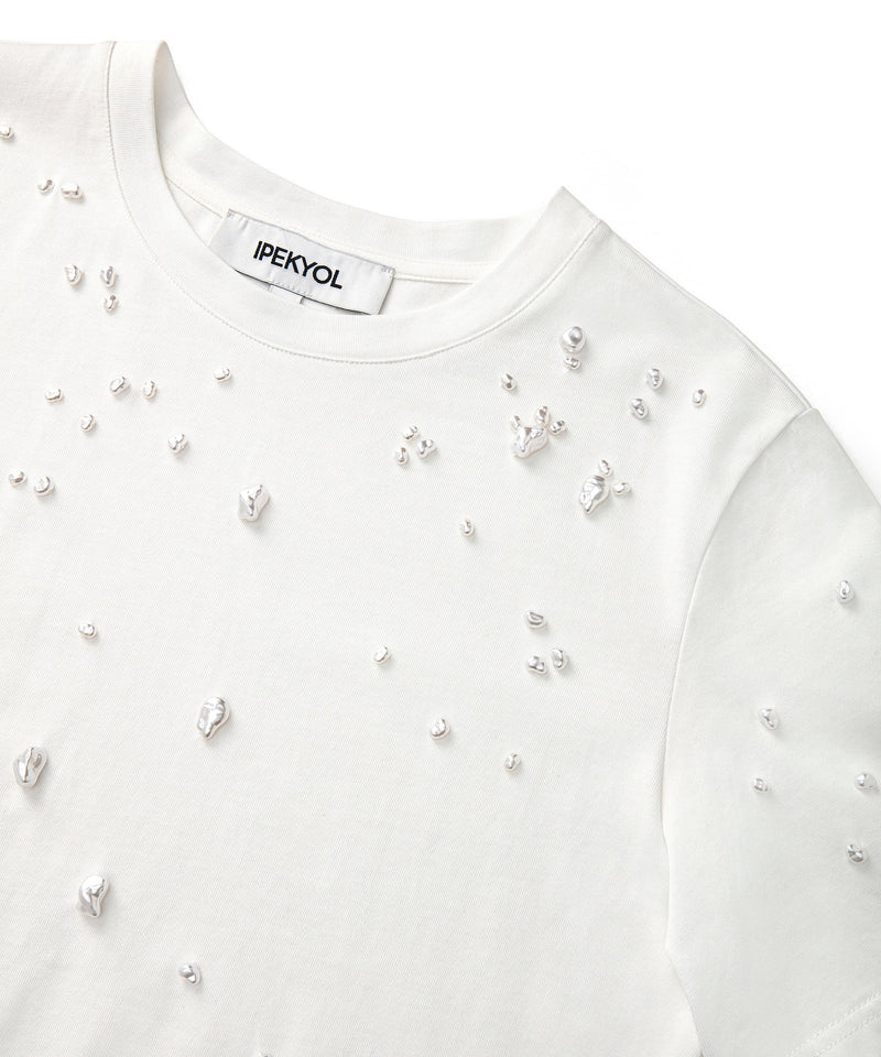 Ipekyol Beaded T-Shirt White