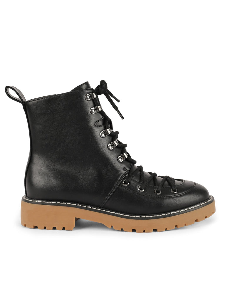 Ipekyol Pu Lace Up Boots Black