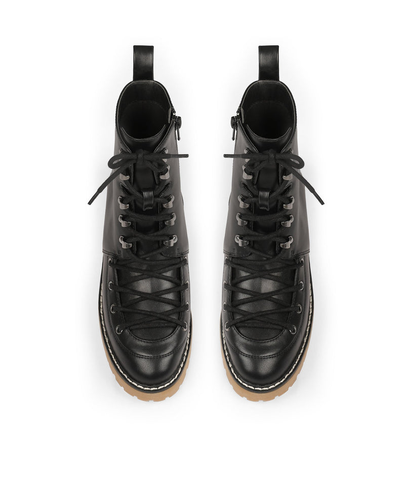 Ipekyol Pu Lace Up Boots Black