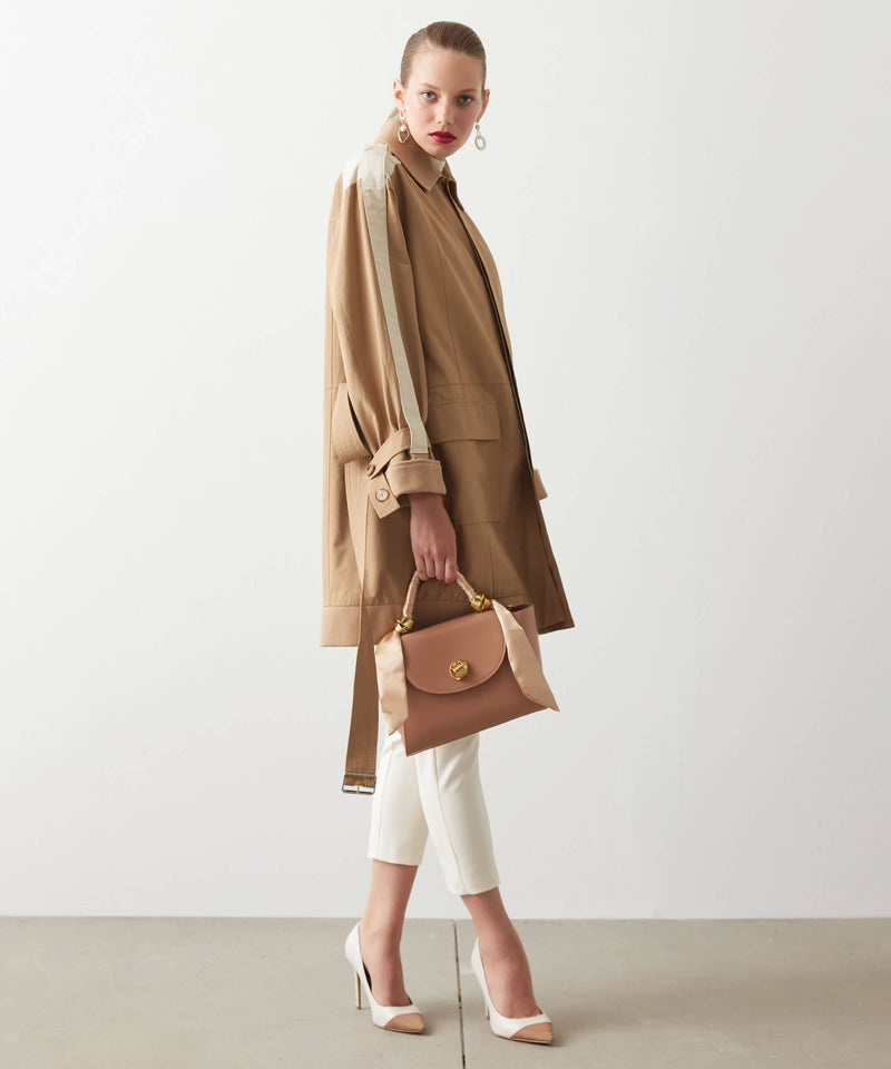 Ipekyol Color Block Trench Coat Natural