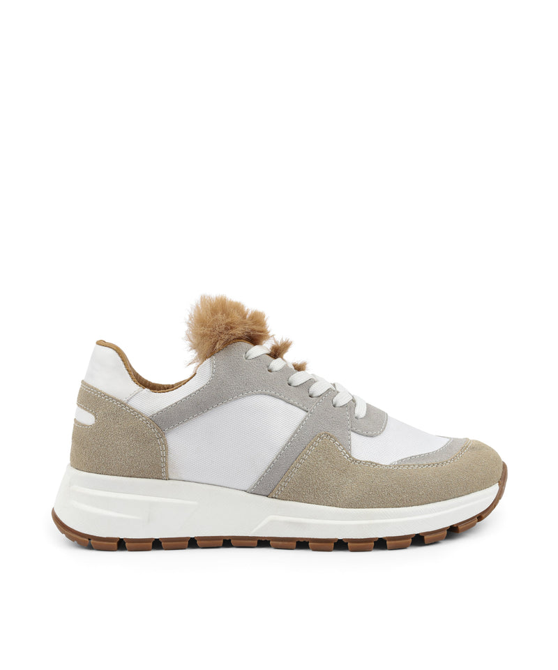 Ipekyol Fur Detail Sneakers White