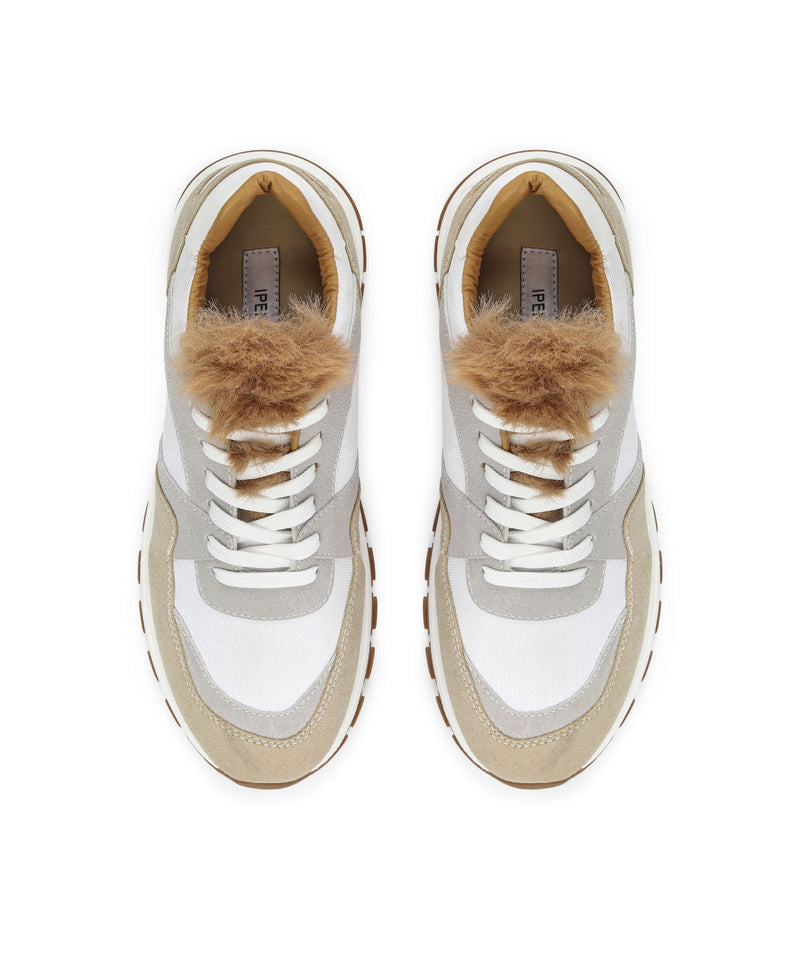 Ipekyol Fur Detail Sneakers White