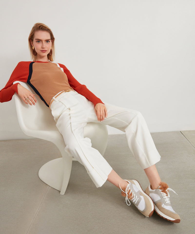 Ipekyol Fur Detail Sneakers White