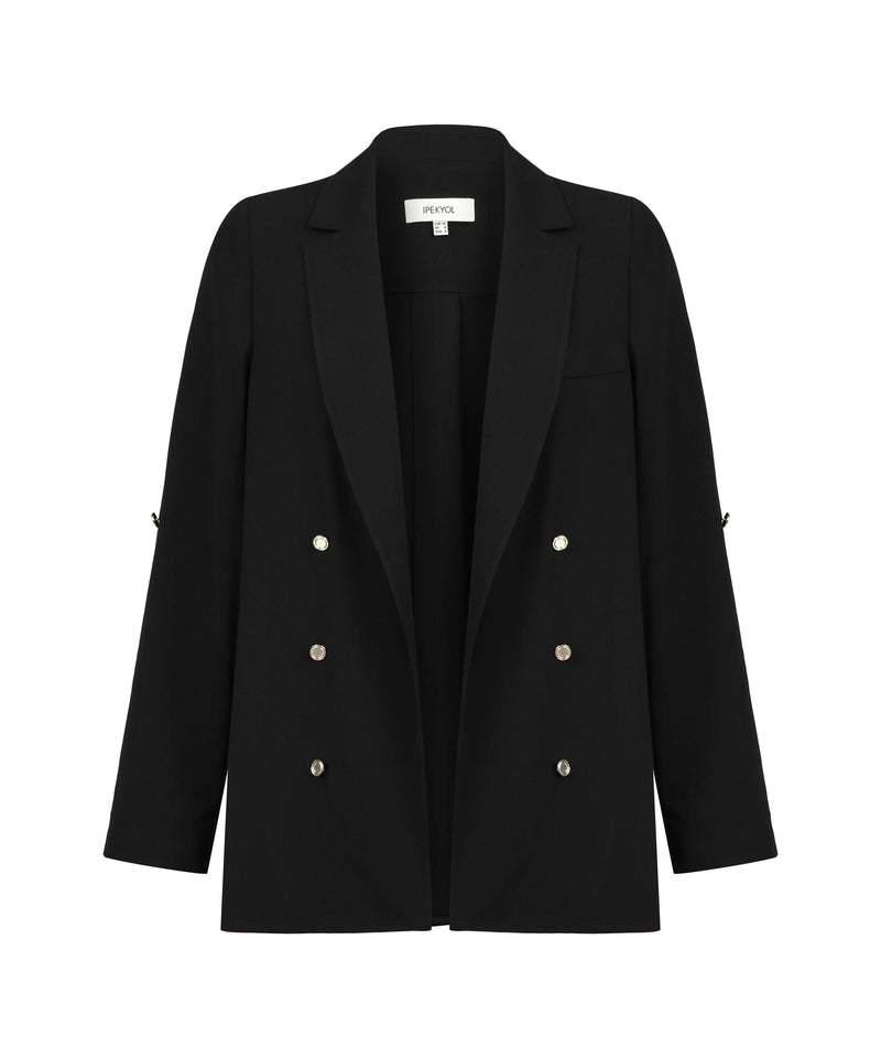 Ipekyol Button Detail Blazer Black