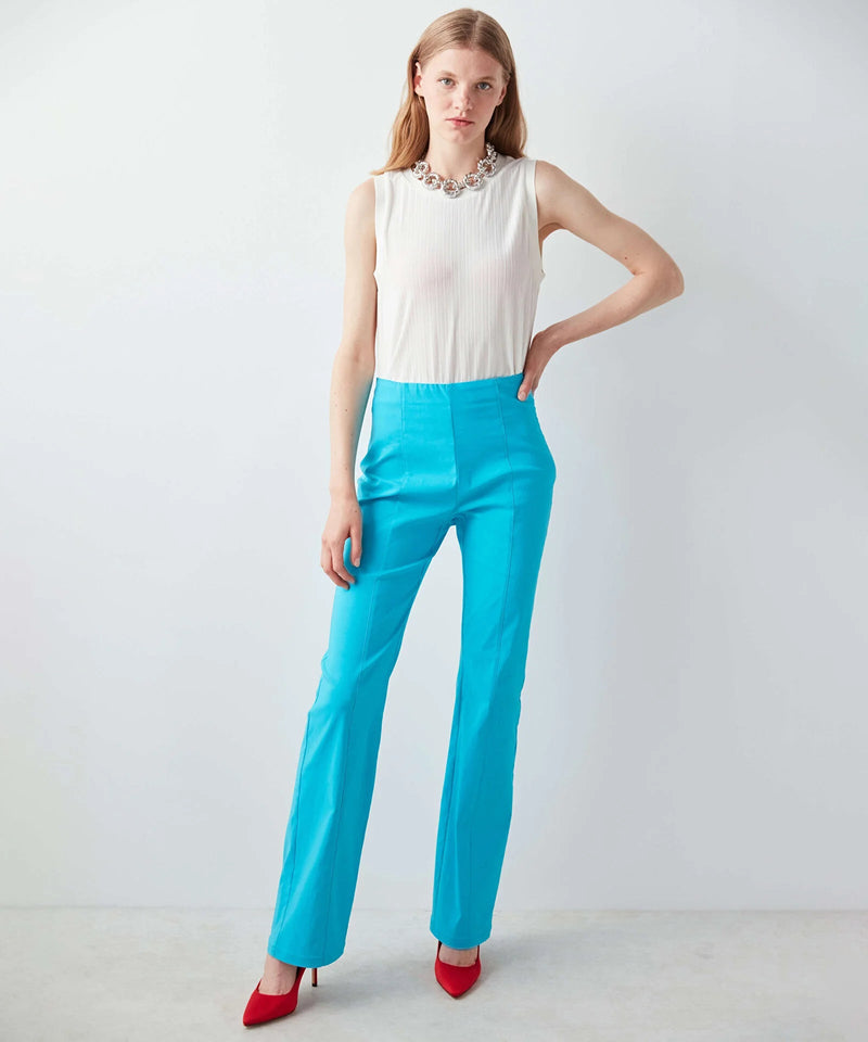 Ipekyol Solid High Waist Trouser Blue