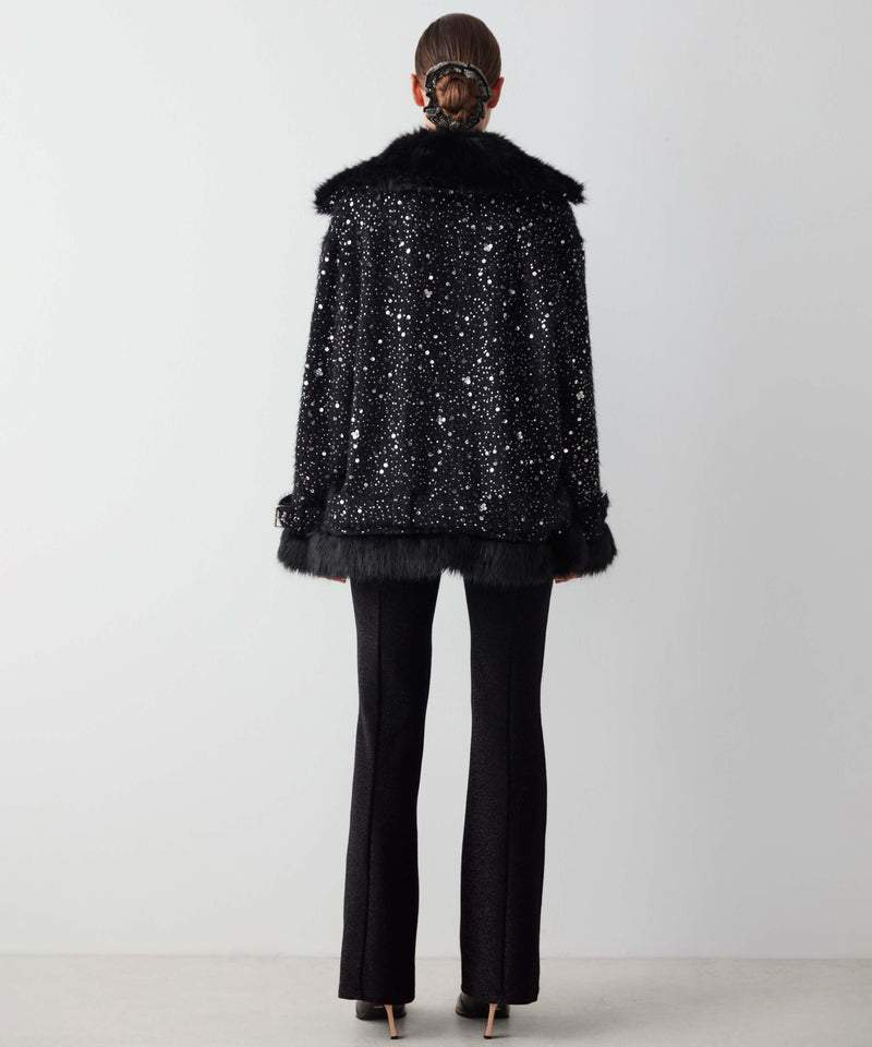 Ipekyol Allover Embellished Jacket Black