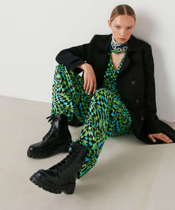 Ipekyol Lace-Up Boots With Monogram Accessory Black