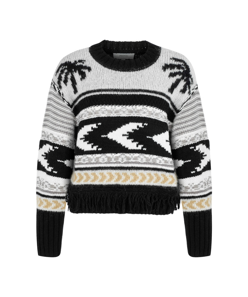 Ipekyol Patterned Knitwear With Tassel Black