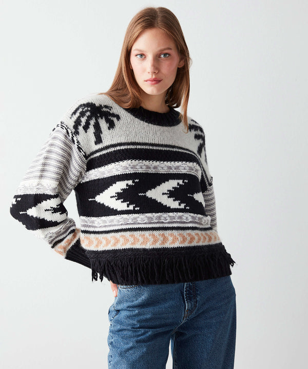 Ipekyol Patterned Knitwear With Tassel Black