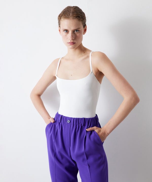 Ipekyol Draped Detailed Solid Trousers Purple