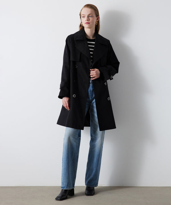 Ipekyol Adjustable Waist Trench Coat Black