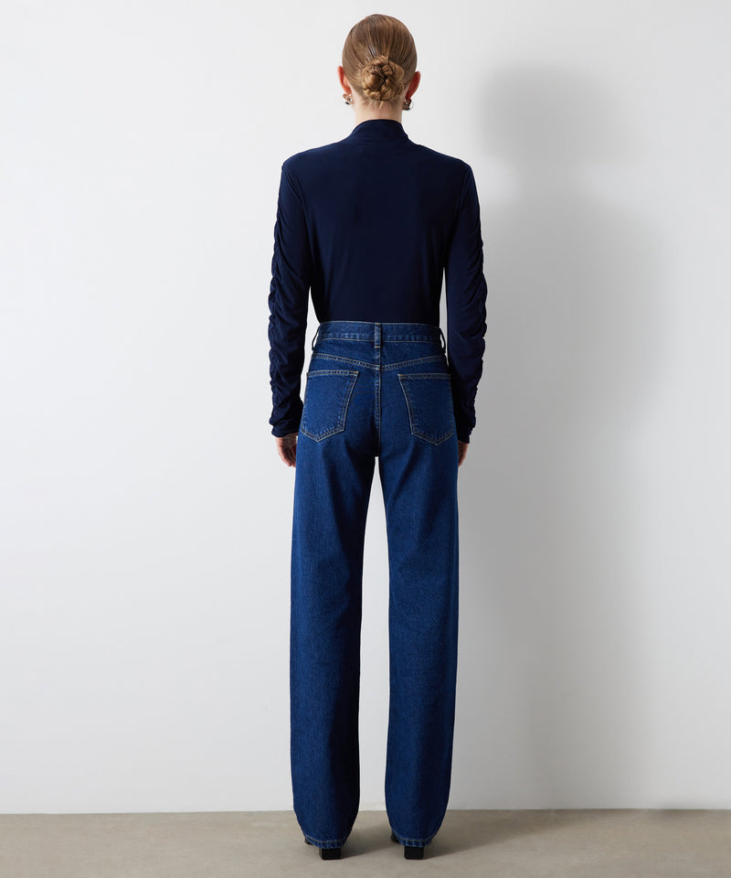 Ipekyol Mom Fit Denim Trousers Dark Indigo