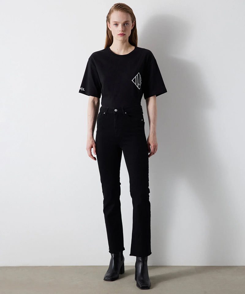 Ipekyol Cropped Flare Fit Jeans Black