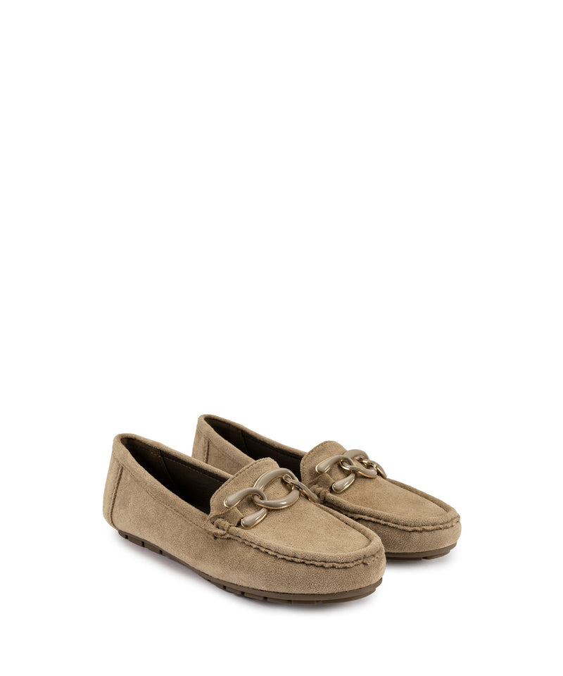 Ipekyol Metal Buckle Loafers Beige