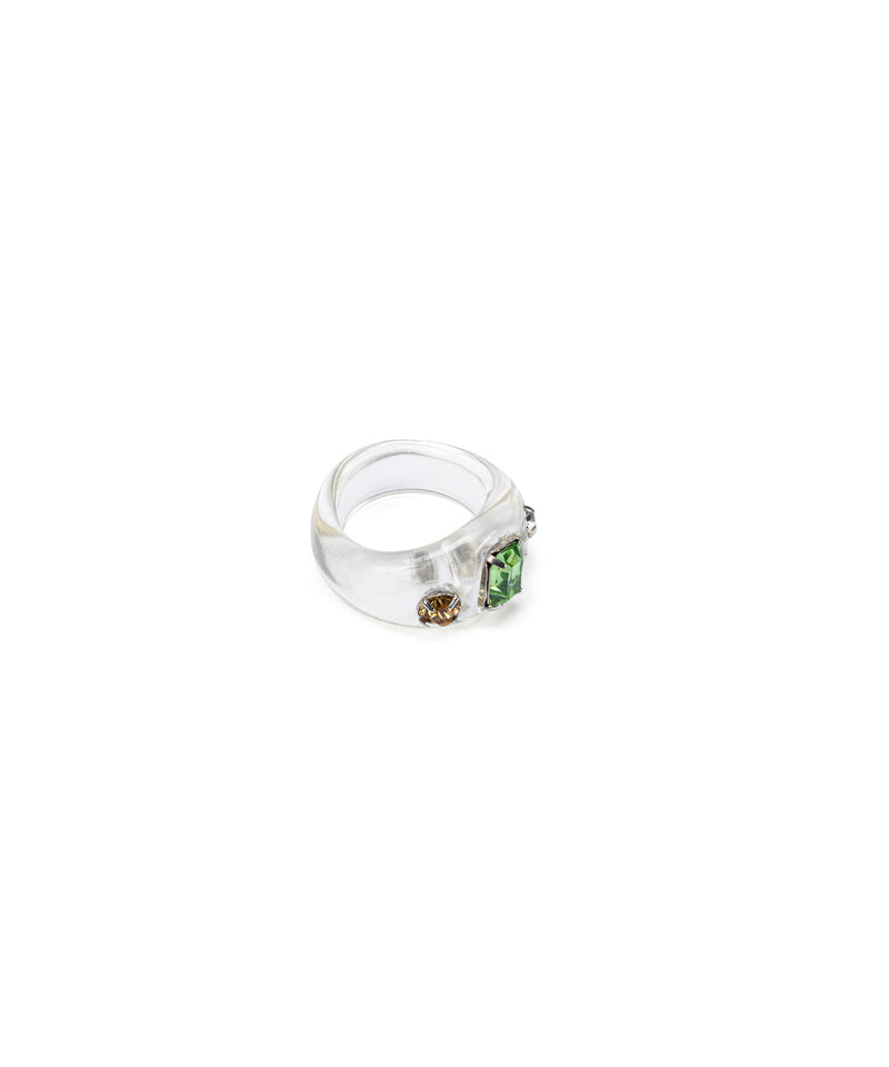 Ipekyol Shiny Stone Ring White