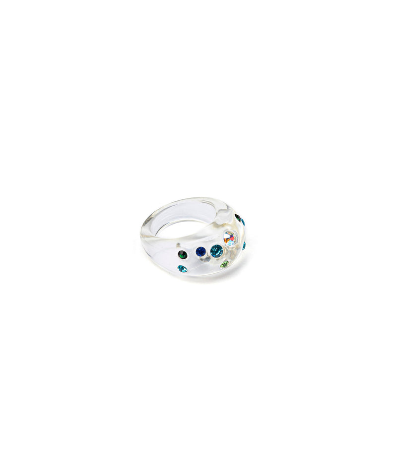 Ipekyol Shiny Stone Ring White