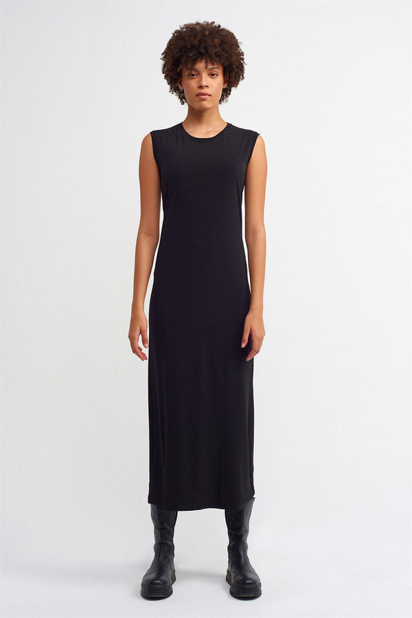 Nu Sleeveless Maxi Dress Black