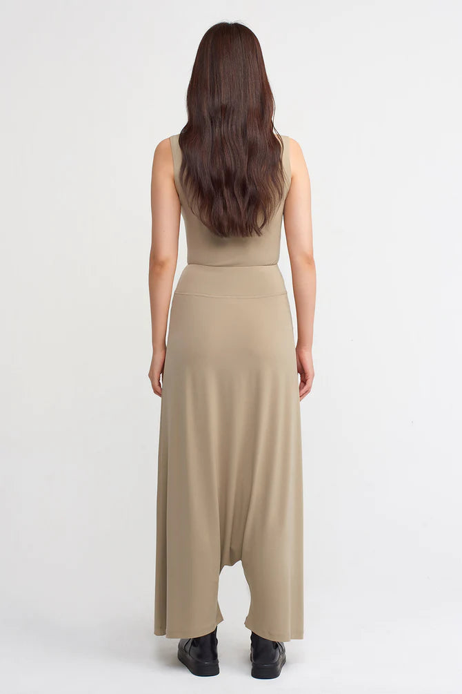 Nu High Waist Harem Trousers Bronze