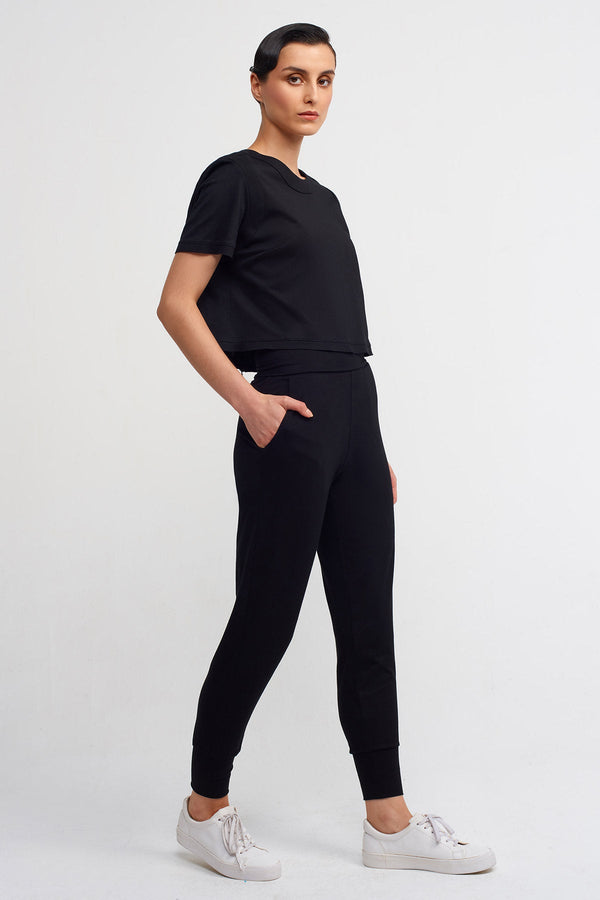 Nu Comfortable Jogger Trousers Black