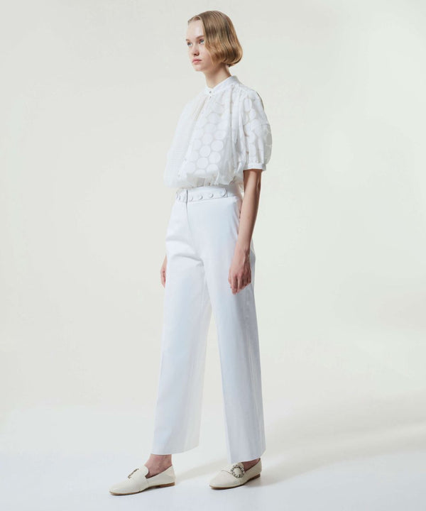 Machka Button Accessory Trouser White