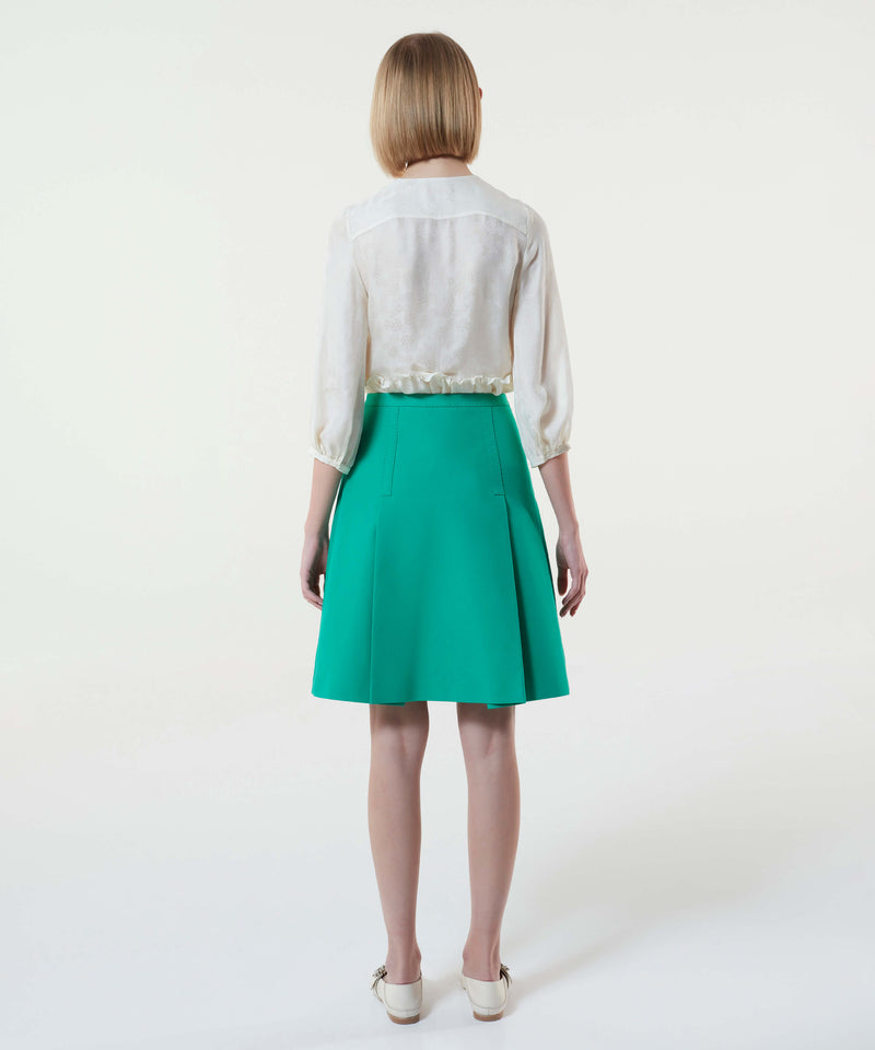 Machka Skirt With Bow Detail Green