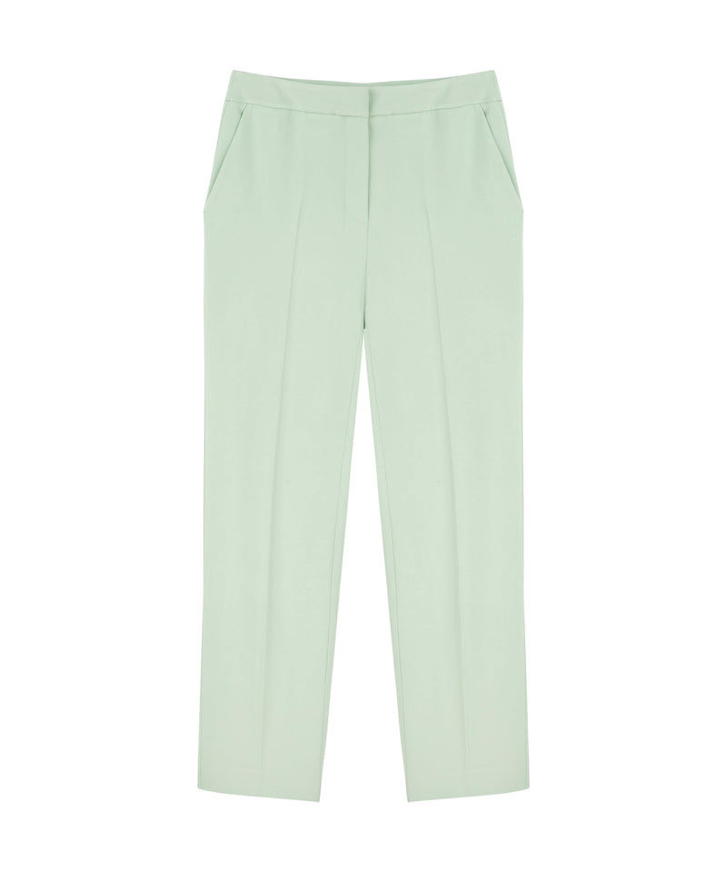 Machka Cigarette Fit High Waist Trousers Nile