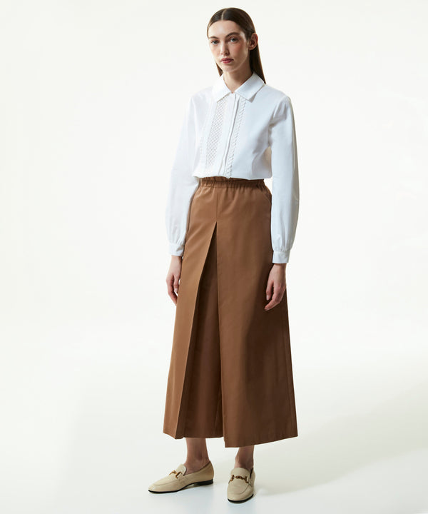 Machka Embroidered Poplin Shirt White