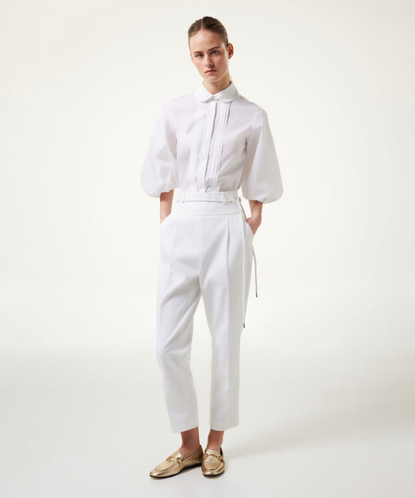 Machka Trousers With Rope Belt White