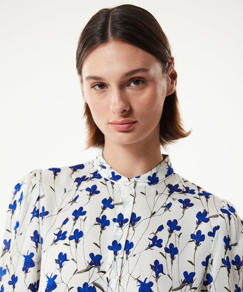 Machka Flower Pattern Shirt Off White