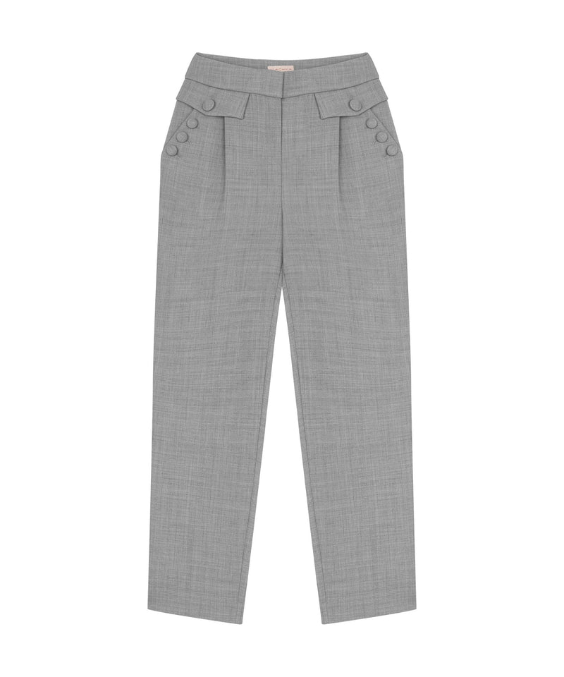 Machka Button Accessory Trouser Grey