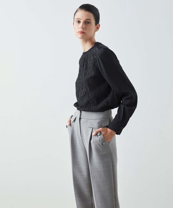 Machka Button Accessory Trouser Grey