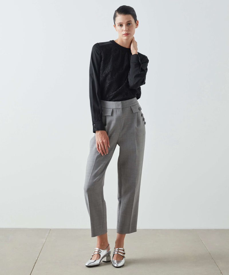 Machka Button Accessory Trouser Grey