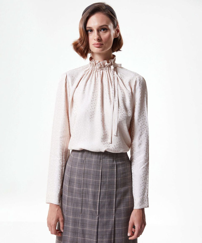 Machka All Over Checkered Skirt Brown