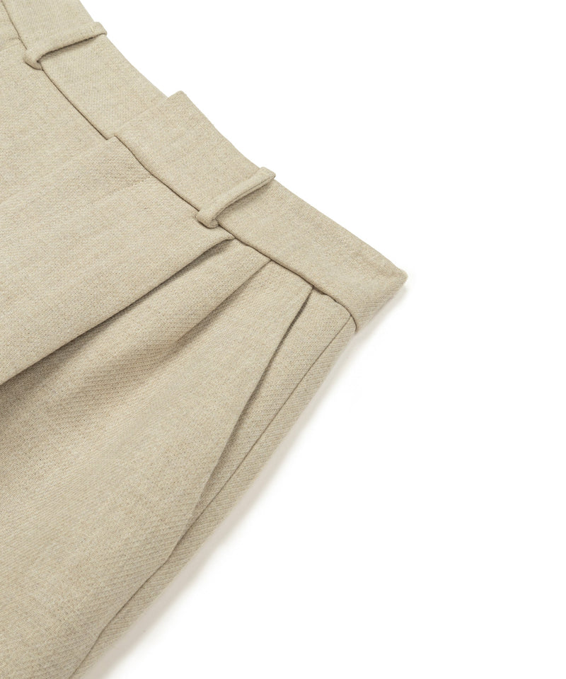 Machka Wide Cut Solid Trousers Camel