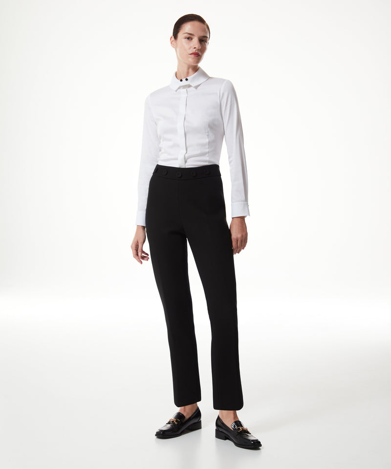 Machka Button Accessory Trousers Black