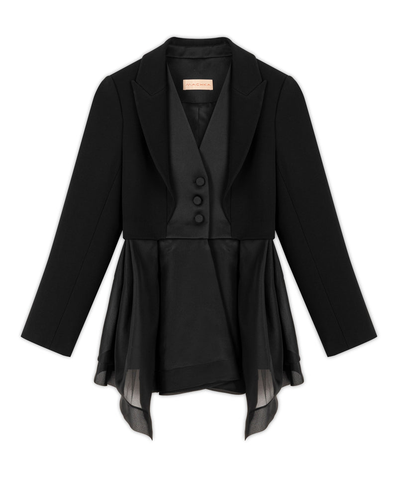 Machka Two Piece Look Blazer Black