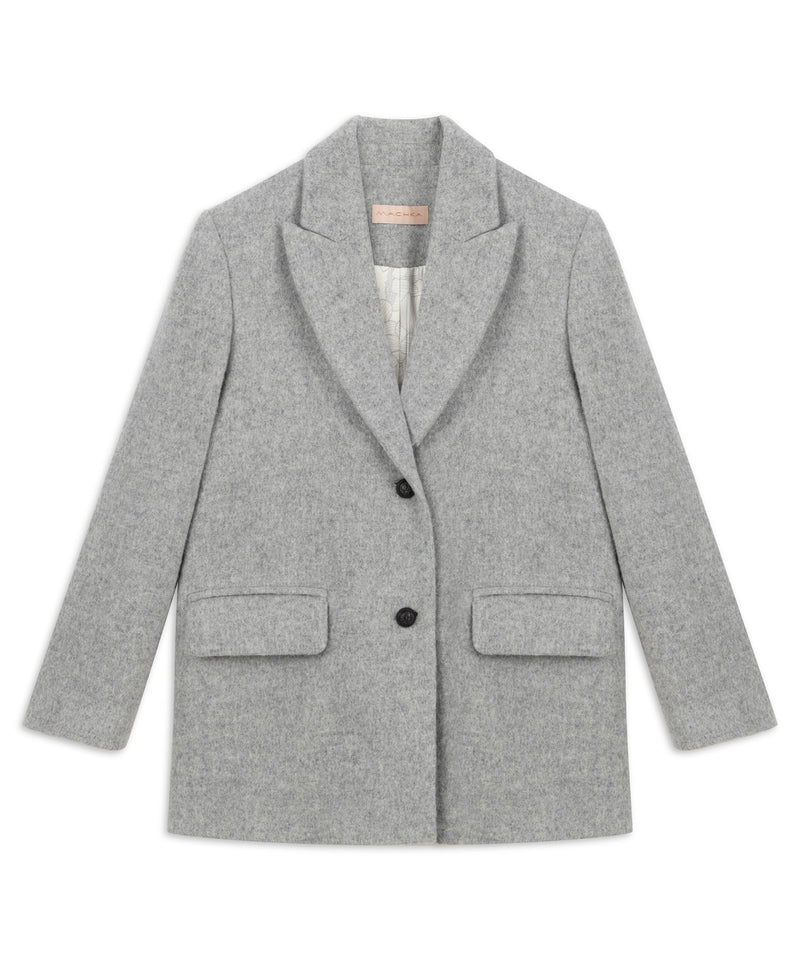 Machka Wool Blend Blazer Beige