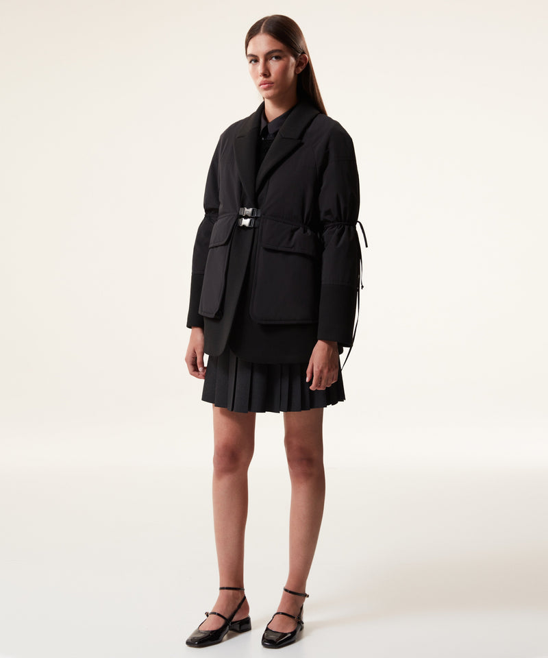 Machka Two Piece Look Coat Black