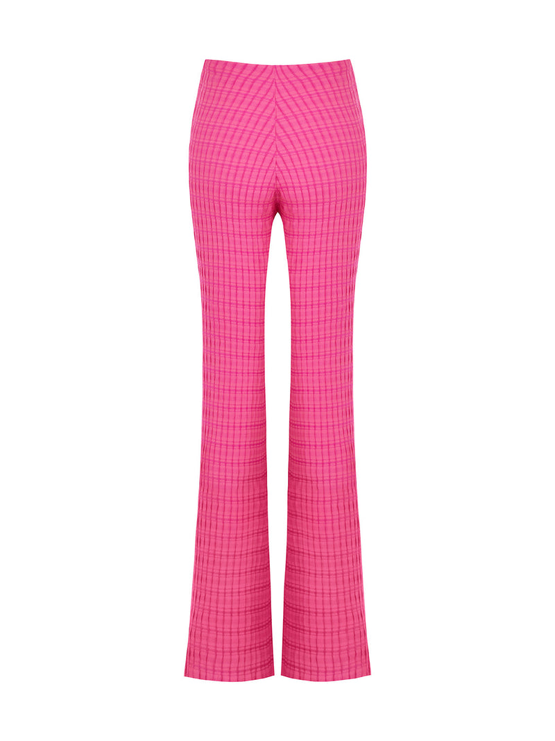 Nocturne High-Waisted Flare Pants Fuchsia