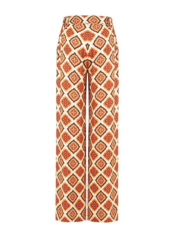 Nocturne Patterned Wide Leg Trouser Varyant