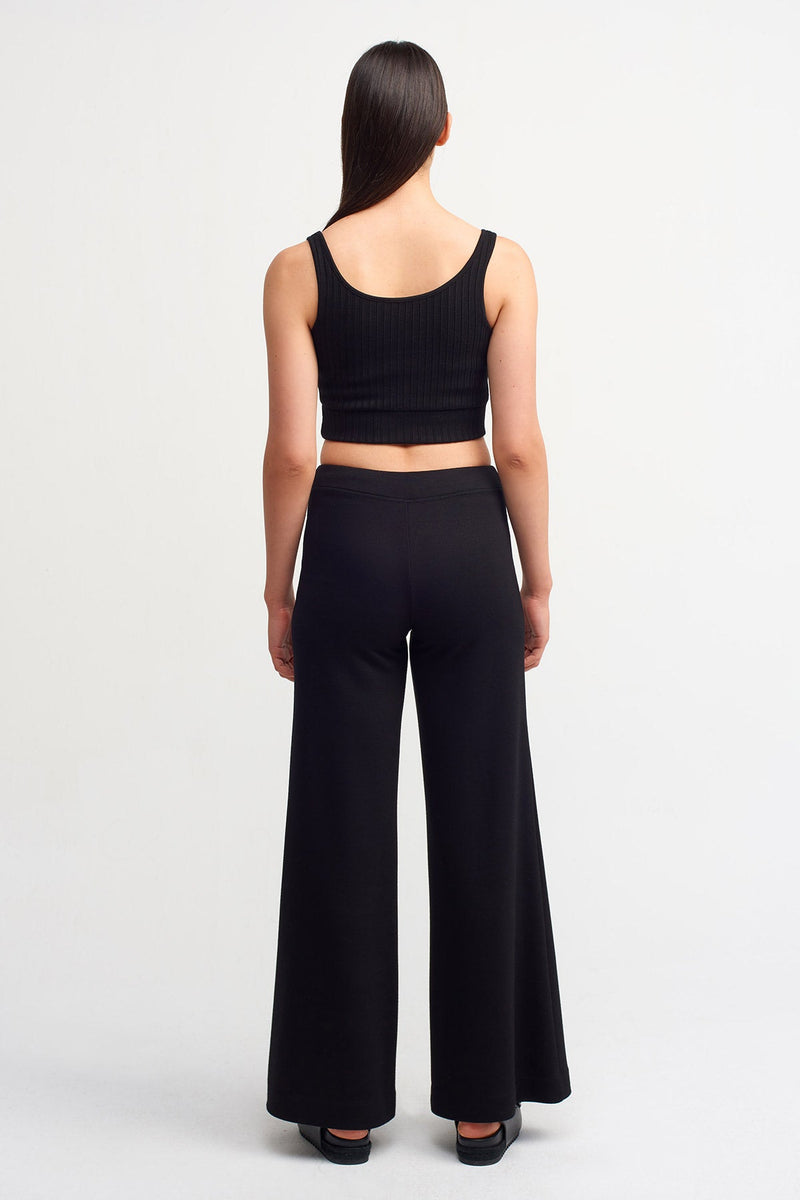 Nu Normal Waist Trouser Black