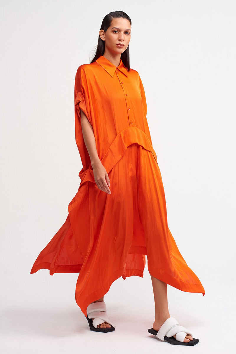 Nu Double Piece Form Dress Coral