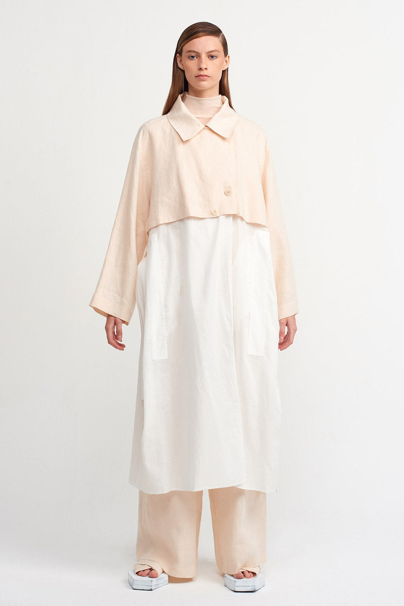 Nu Colorblock Outerwear Natural/Off White