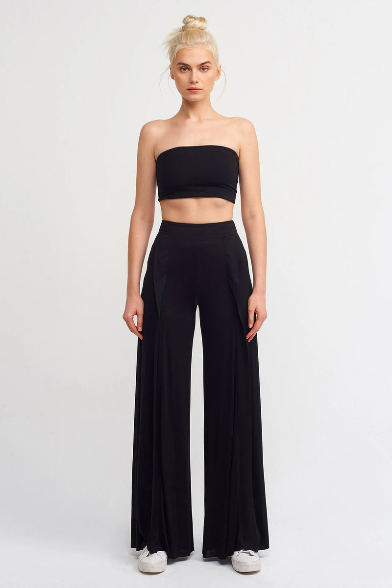 Nu Wide Leg Trouser Black