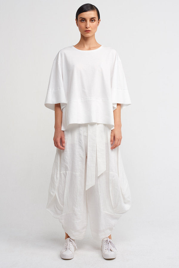 Nu Oversize Basic T-Shirt Off White