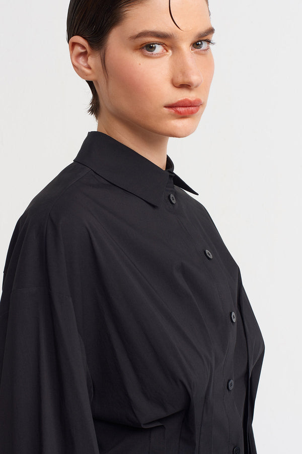 Nu Corset Shirt Black