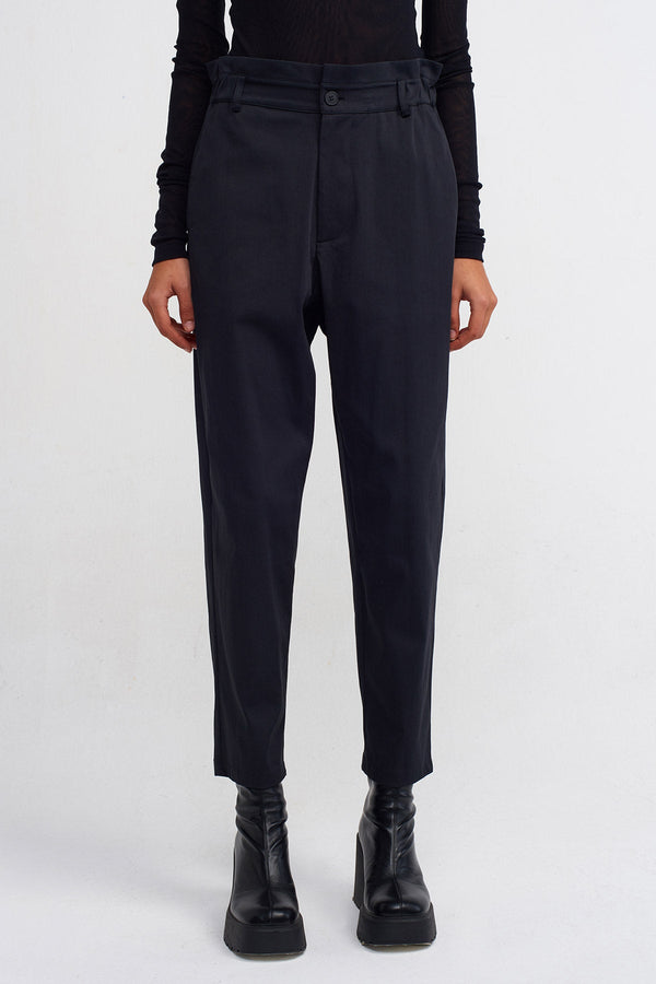 Nu Poplin Trousers Black