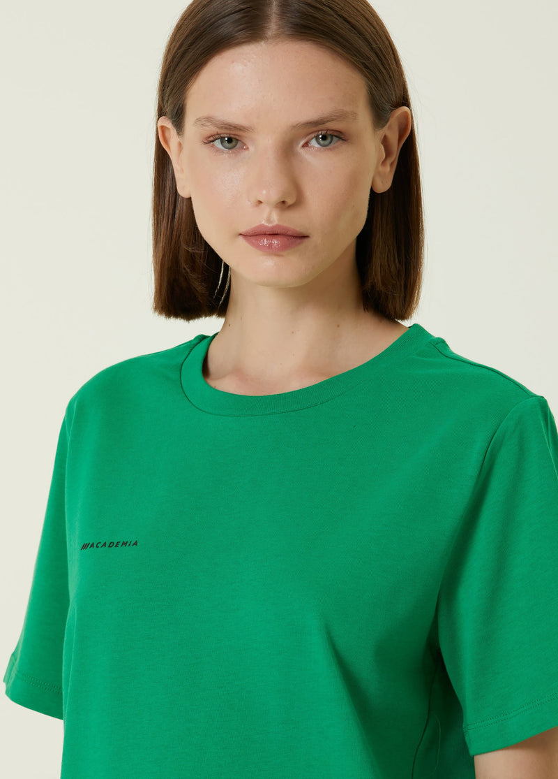 Academia Crew Neck T-Shirt Green